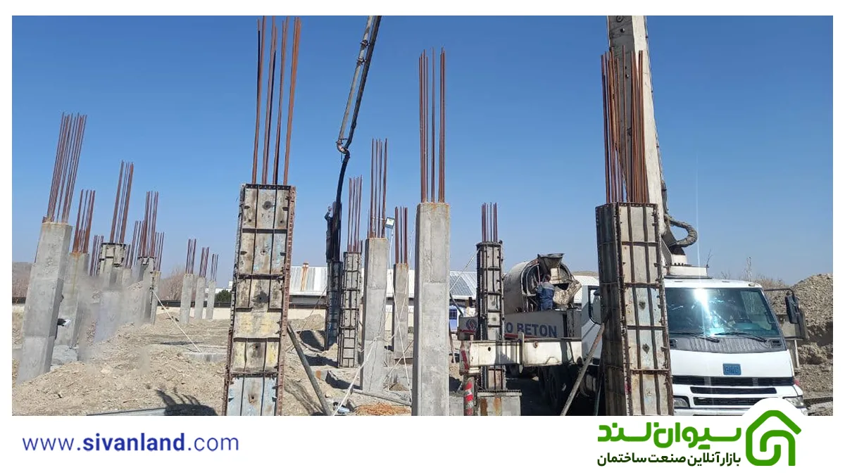 نحوه صحیح بتن ریزی ستون به صورت کامل 11 11 نکات اجرایی بتن ریزی ستون