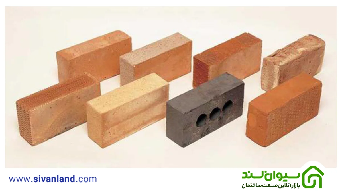 طبقه بندی انواع آجر 30 30 آجر سفال آتشین