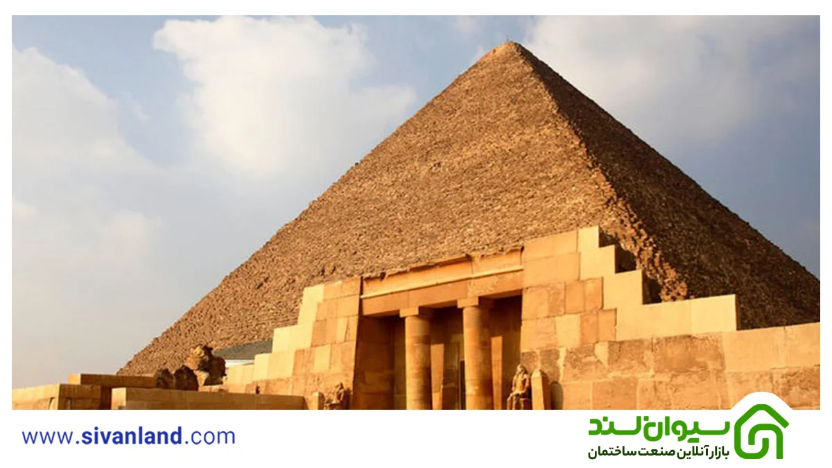 تاریخچه بتن 7 7 تاریخچه بتن در هرم جیزه