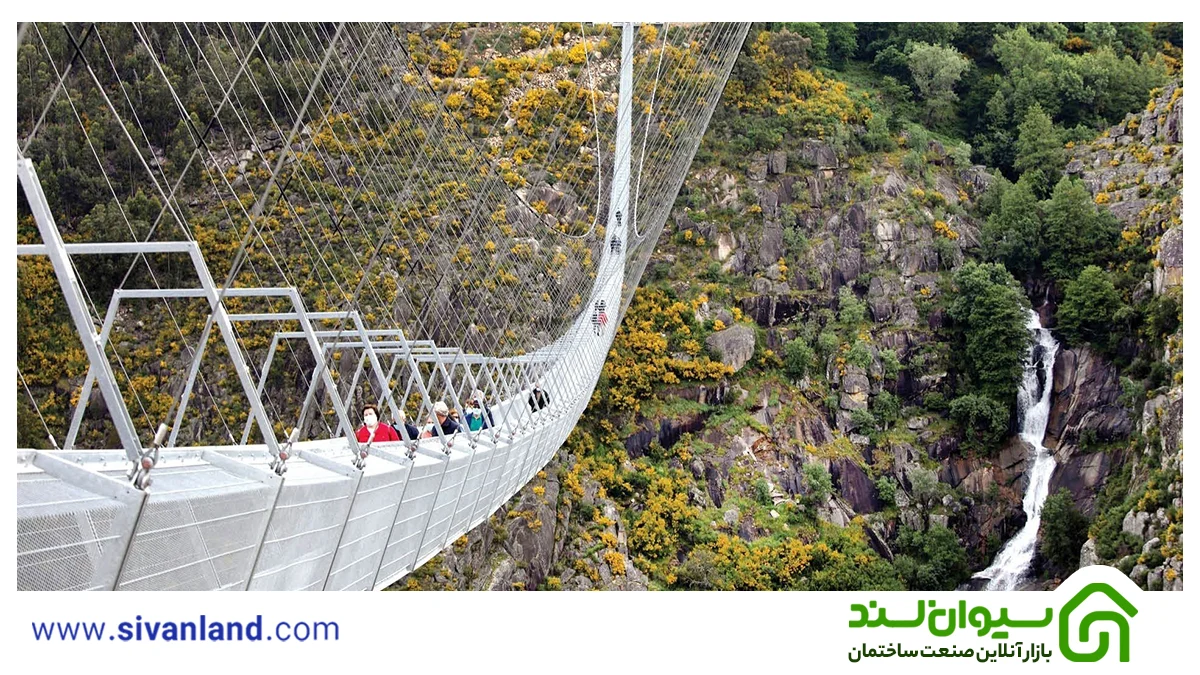 پل چیست؟ قطعات اصلی و انواع پل ها 2 2 پل معلق