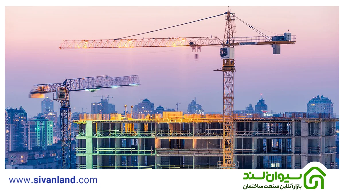 بتن ریزی سقف | از نگاه سیوان لند بخوانید 8 8 تاور کرین