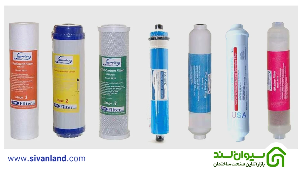 فیلتر تصفیه آب | انواع، ویژگی ها و وظایف هرکدام از آن ها 7 7 فیلتر تصفیه آب