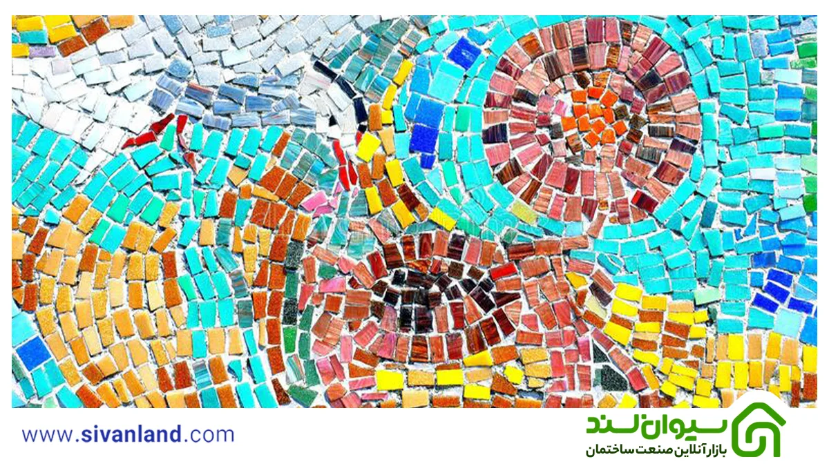 انواع موزاییک پشت بام | عایق سازی پشت بام با موزاییک 3 3 موزاییک ویبره ای