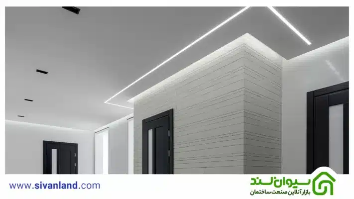 کناف سقف | آشنایی با انواع کناف سقف و مزایای آن 26 26 طرح کناف سقف سالن