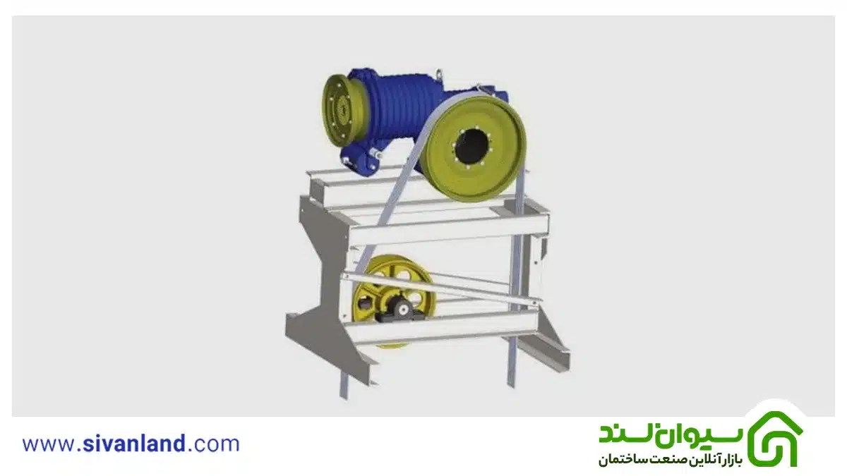 شاسی موتور آسانسور چیست؟ | معرفی انواع پایه موتور آسانسور 8 14 طراحی و ساخت شاسی موتور آسانسور