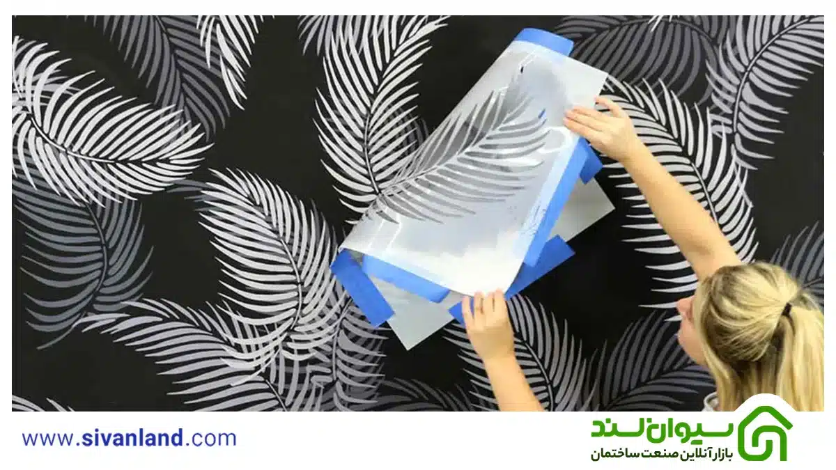 8 ترفند نقاشی ساختمان | آموزش مراحل نقاشی و رنگ کاری ساختمان 5 5 نقاشی ساختمان با شابلون