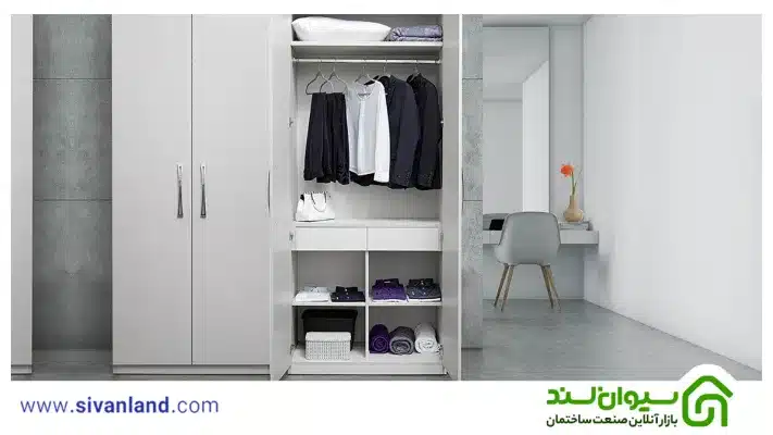 معرفی جدیدترین مدل کمد دیواری + بررسی انواع کمد دیواری 58 58 کمد دیواری مدرن