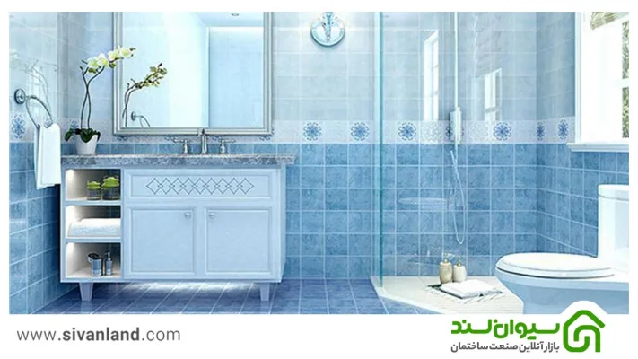چطور بهترین رنگ کاشی برای سرویس بهداشتی را انتخاب کنیم؟ 13 13 کاشی آبی برای سرویس بهداشتی