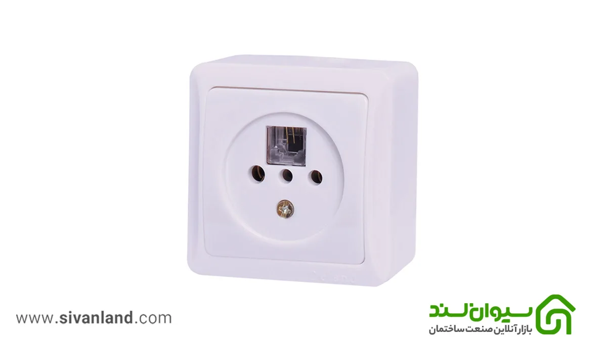 معرفی و بررسی انواع پریز برق 7 7 پریز تلفن
