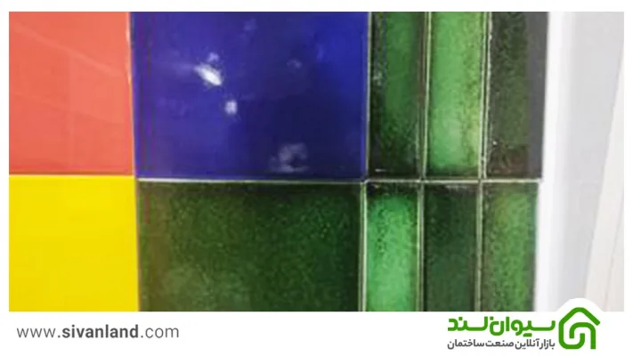 معرفی 8 مدل از تکنیکهای کاشی کاری سنتی 3 3 کاشی کاری سنتی ساده: لعاب تک رنگ