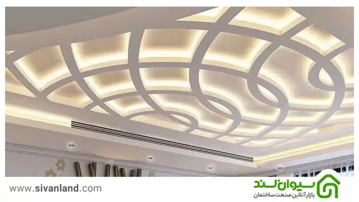 انواع گچ کاری سقف و نکات اجرایی گچ کاری و گچبری سقف 8 8 عکس گچکاری سقف
