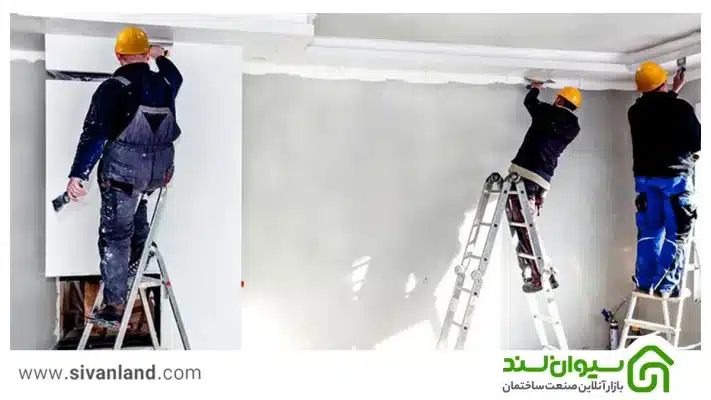 گچ کاری | کاملترین آموزش گچ کاری در 7 مرحله به همراه نکات آن 7 7 گچ کاری ساختمان