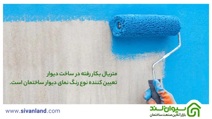 رنگ اکریلیک روی دیوار گچی | 5 رنگ قابل شستشو + آموزش رنگ آمیزی دیوار 22 22 متریال بکاررفته در ساخت دیوار تعیین کننده نوع رنگ نمای دیوار ساختمان است.