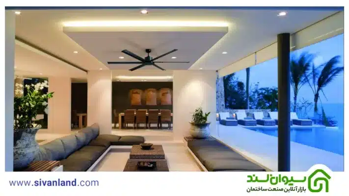 گچبری نور مخفی سقف | 4 ایده جدید نورپردازی مخفی سقف 45 51 نورپردازی مینیمال برای نور مخفی سقف پذیرایی