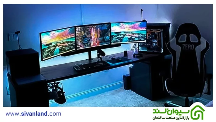 نورپردازی اتاق گیمینگ چگونه انجام میشود؟ | 5 روش جذاب نورپردازی 39 39 نورپردازی اتاق گیمینگ با پنل روشنایی هوشمند