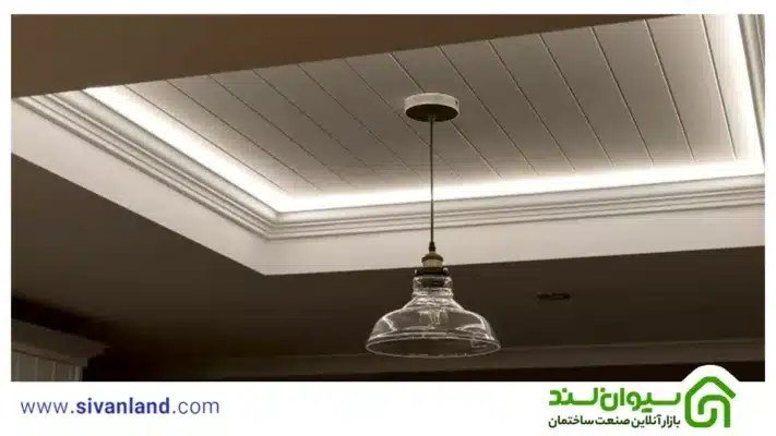 گچبری نور مخفی سقف | 4 ایده جدید نورپردازی مخفی سقف 41 46 گچبری نور مخفی سقف