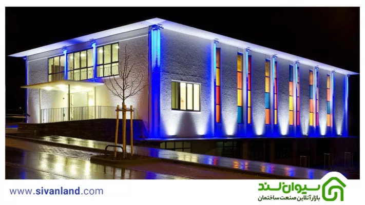 نورپردازی ساختمان | آشنایی با 5 نوع نورپردازی نما و داخل ساختمان 72 72 اهمیت نور پردازی با نور طبیعی