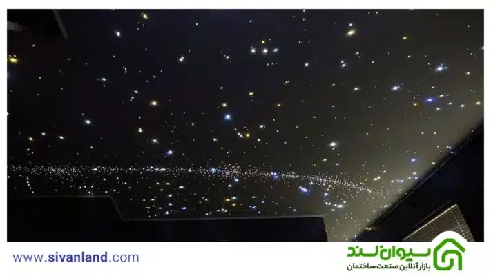 سقف کهکشانی | آموزش نصب و اجرای انواع سقف کهکشانی 37 37 نورپردازی کامل سقف کهکشانی
