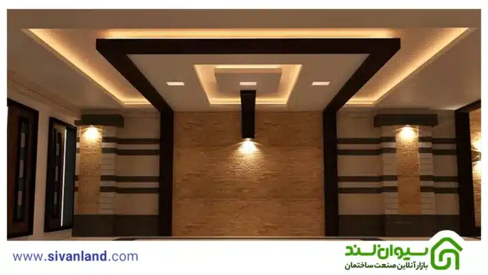 نورپردازی سقف با کناف | 6 ایده جذاب+راهکار بهبود زیبایی فضا 58 58 اهمیت ارتفاع سقف کناف برای نورپردازی