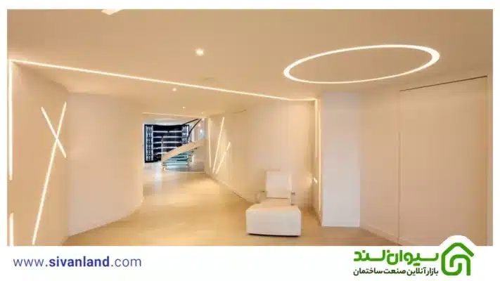 نورپردازی سقف بدون کناف | بررسی 6 ایده مدرن و خلاقانه سقف ساده 42 42 روشهای نورپردازی سقف بدون کناف و ساده