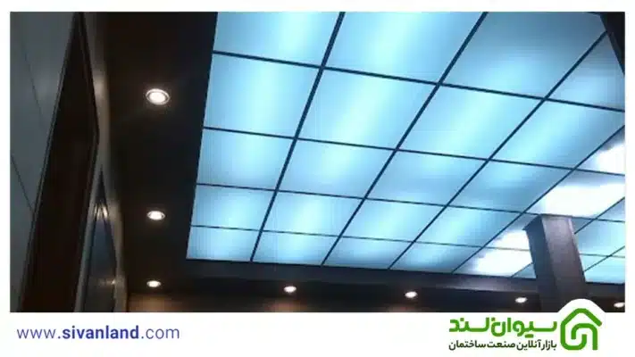 نورپردازی سقف با کناف | 6 ایده جذاب+راهکار بهبود زیبایی فضا 64 64 نورپردازی سقف کاذب پلکسی