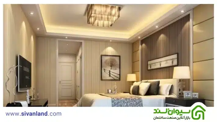 نورپردازی سقف با هالوژن | جذابترین نورپردازیها با هالوژن 64 64 نورپردازی سقف کناف با هالوژن در اتاق خواب