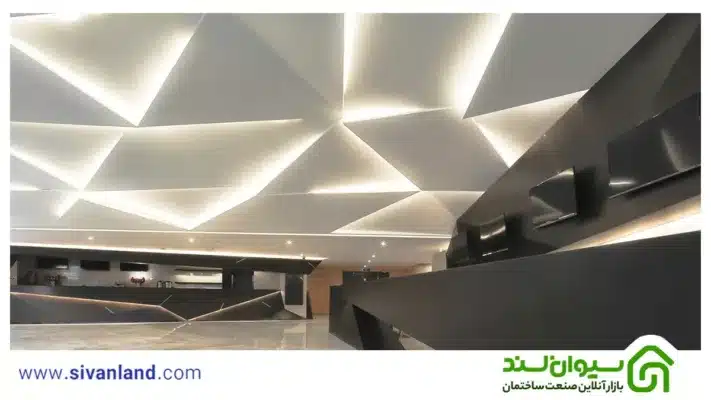نورپردازی سقف با کناف | 6 ایده جذاب+راهکار بهبود زیبایی فضا 57 57 نورپردازی سقف کناف در اماکن مختلف