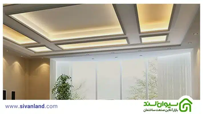 نورپردازی سقف با کناف | 6 ایده جذاب+راهکار بهبود زیبایی فضا 59 59 نورپردازی محیطی سقف با کناف