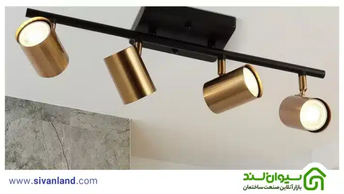 نورپردازی سقف بدون کناف | بررسی 6 ایده مدرن و خلاقانه سقف ساده 47 47 چراغهای ریلی