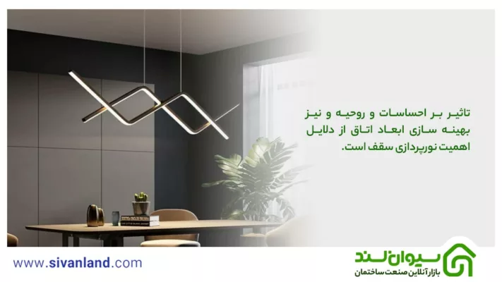 نورپردازی سقف بدون کناف | بررسی 6 ایده مدرن و خلاقانه سقف ساده 48 48 تاثیر بر احساسات و روحیه و نیز بهینه سازی ابعاد اتاق از دلایل اهمیت نورپردازی سقف است.