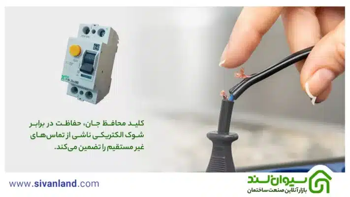فیوز محافظ جان چیست؟| بررسی کامل عملکرد و ساختار فیوز محافظ 11 11 کلید محافظ جان، حفاظت در برابر شوک الکتریکی ناشی از تماسهای غیر مستقیم را تضمین میکند.