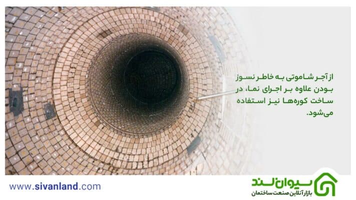 بررسی آجر شاموتی نسوز نما 2 2 از آجر شاموتی به خاطر نسوز بودن علاوه بر اجرای نما، در ساخت کورهها نیز استفاده میشود.