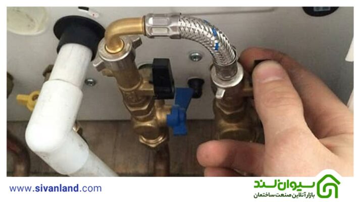 چگونه شیر پرکن پکیج را باز کنیم؟ 11 11 شیر پرکن پکیج