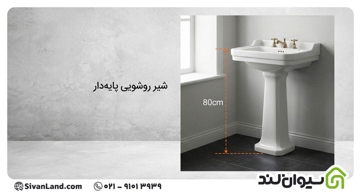 جدول ارتفاع نصب شیرآلات بهداشتی | ارتفاع استاندارد نصب شیرآلات 2 2 ارتفاع شیر روشویی پایه دار
