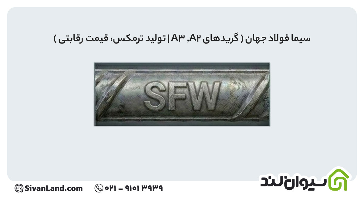 جدول علامت اختصاری میلگرد کارخانه های فولادی+ بررسی هریک 22 22 علامت اختصاری میلگرد سیما فولاد جهان